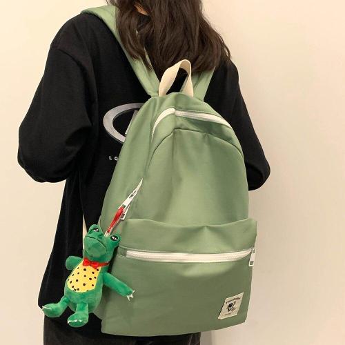 Women Canvas Cute Backpack Student Dinosaur Ladies School Bag Girl Luxury Kawaii Backpack Harajuku Female Fashion Bag Book Brand
