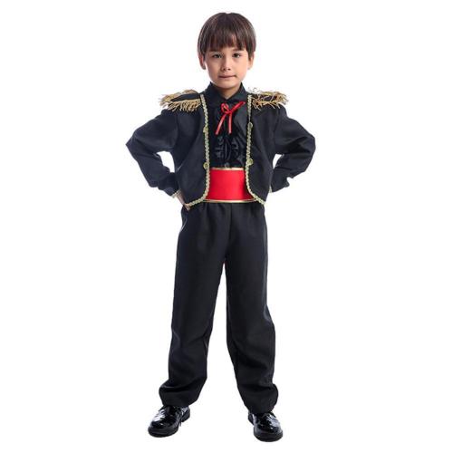 Kids Halloween Matador Bull Fighter Spanish Child Fancy-Dress Costume