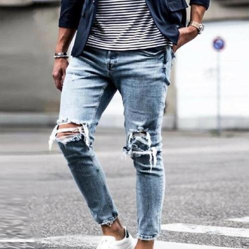 Casual Tight-Fitting Trousers Jeans