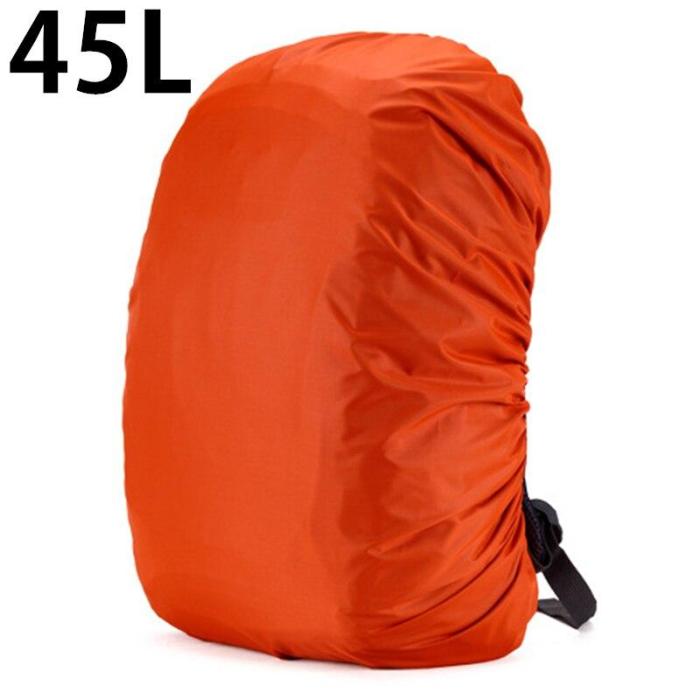 35 / 45L Adjustable Waterproof Dustproof Backpack Rain Cover Portable Ultralight Shoulder Protect Outdoor Tools Hiking Bag Cover