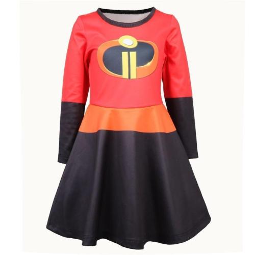 The Incredibles 2 Elastigirl Girls Toddler Dress Cosplay Costume