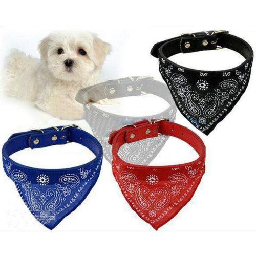 Hot 1Pc Adjustable Pet Dog Puppy Cat Neck Scarf Bandana with Collar Neckerchief Pet Products for Small animal lovers
