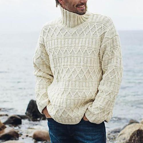 Men's fashion turtleneck sweater