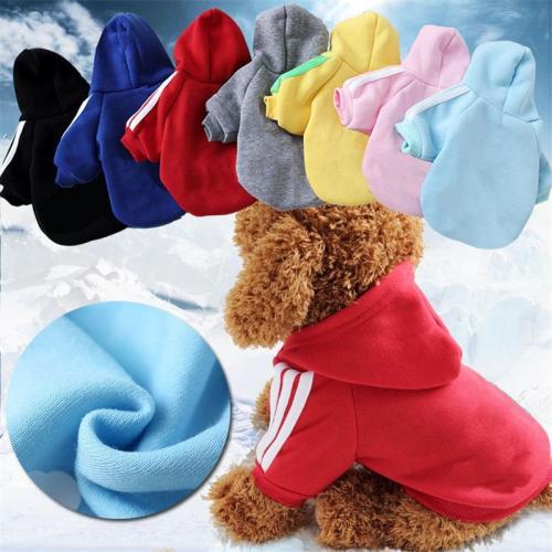 2020 New Autumn Winter Pet Products Dog Clothes Pets Coats Sweater Soft Cotton Dog Hoodies Clothing for Puppy Dogs 7 Colors