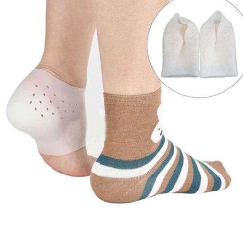 New Arrival 1Pair Invisible Height Increased Insoles Silicone Lift Heel Dress In Socks for Women Men Interior Heightening Insole