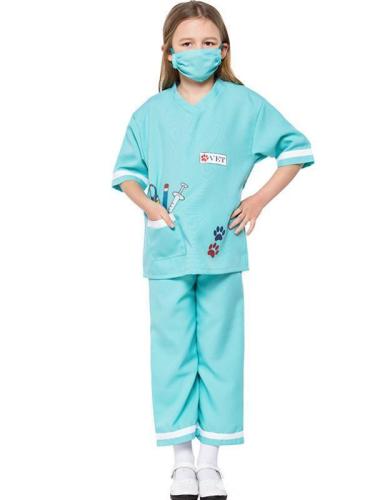 Veterinary Costume Children's Doctor Game Suit