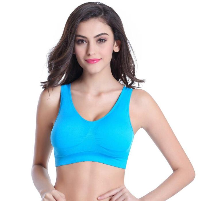 EBUYTIDE sports bra Seamless crop top for fitness gym running sportswear women's underwear push up brassiere plus size Yoga bra BH