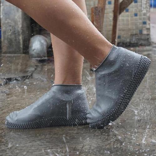 Waterproof Shoe Cover Latex Material Unisex Shoes Protectors Rain Boots for Indoor Outdoor Rainy Days 1 Pair