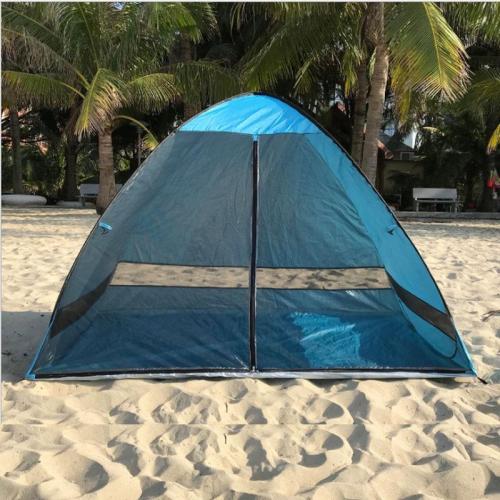 Anti-mosquito Beach Camping Tent Shade UV Protection Automatic Outdoor Portable Tent With Mesh Curtain Camping Shelter