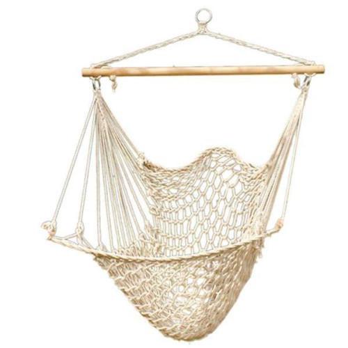 Hammocks White Hanging Net Chair|Cotton Swing Camping