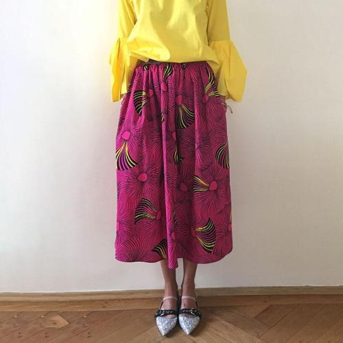 Women's Fashion Casual Printed Skirt RY58