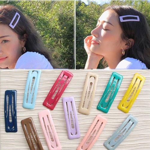 Cute Glitter Hairpins Snap Hair Clip for Girls Hair Pins Unique Women's Gift BB Hair Clip Candy Color Hair Accessories Dropship