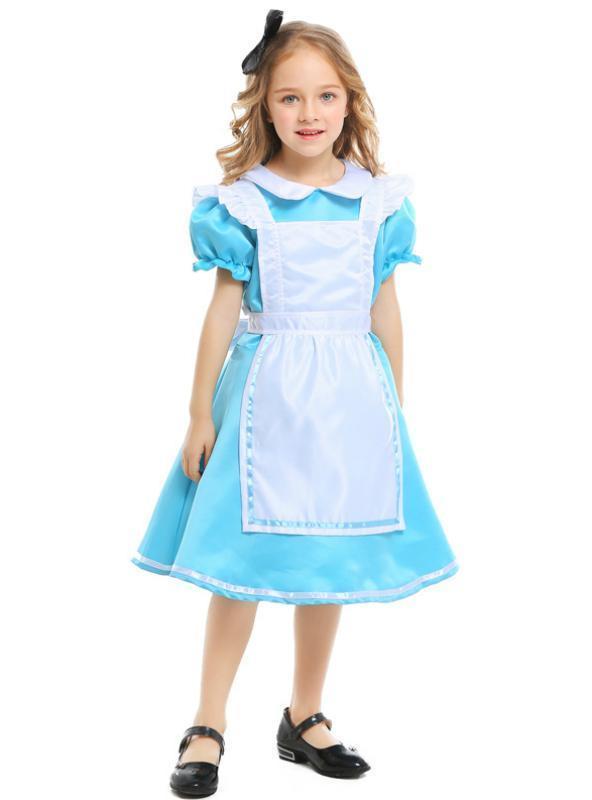 Halloween Dress Costume Alice in Wonderland Maid