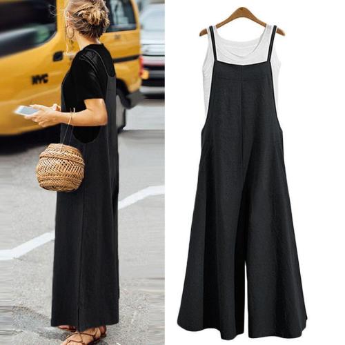 Fashion Casual Loose Pants Large Size Jumpsuits