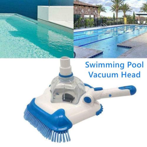 1PC Swimming Pool Suction Vacuum Head Brush Cleaner With Portable Buckle Handle Pool Suction Cleaning Tool Outdoor Accessories