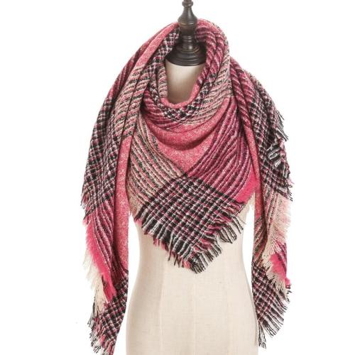 new 2020 women scarf wintet cashmere scarves for lady shawls and wraps pashmina triangle knitted soft neck bandana foulard