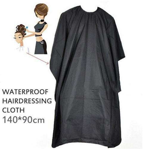 Hot Large Size Kids Adult Hair Cutting Cloth Waterproof Salon Hairdresser Barbers Cape Gown Hair Coloring Haircut Cloth Black