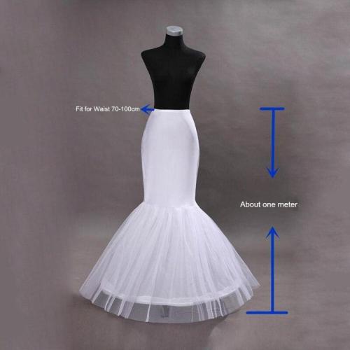 Elegant Mermaid Bridal Petticoat Waist size adjust Women Wedding Petticoat Without Hoop Bridal Wedding Accessories 2020