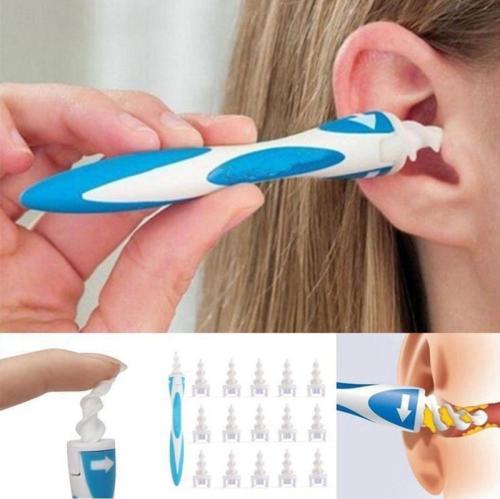 2PCS Portable Earwax Cleaner Rotating Smart Ear Wax Removal Tools