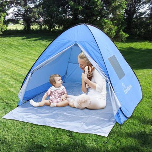 Automatic Beach Tent Shelters Camping UV Protection Pop Up Tent Sun Shade Awning Travel Tourist Camping Tents Shelter
