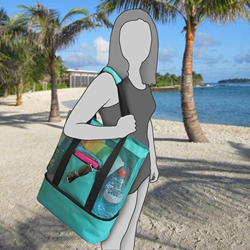 High Quality Portable Waterproof Durable Insulated Cooler Bag Food Picnic Beach Mesh Bags Outdoor Sports Camping Hiking Bags
