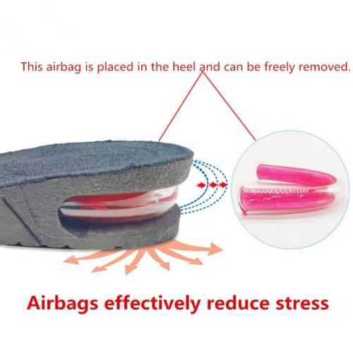3-9cm Height Increase Insole With Air Cushion Height Lift Adjustable Cut Shoe Heel Insert Taller Support Absorbant Foot Pad