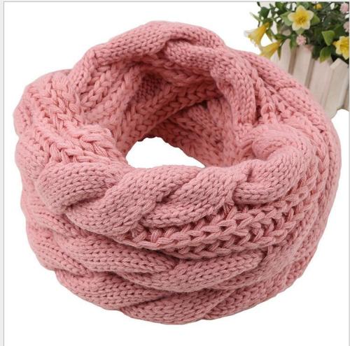 Ladies Women Winter Knitted Crochet Long Snood Tube Scarf Shawl Neck Warmer