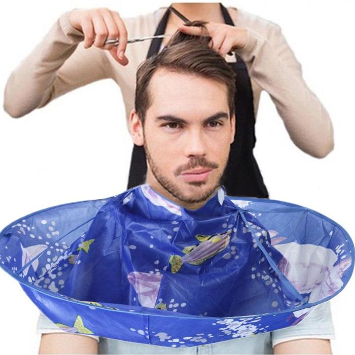 1PC Foldable Hair Cape Cutting Cloak Umbrella Cape Salon Waterproof Barber for Salon Barber Special Hair Styling Accessor ##5