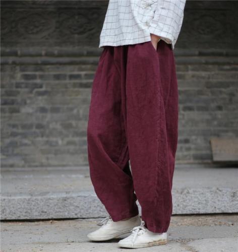 Zen Casual Linen Harem Pants