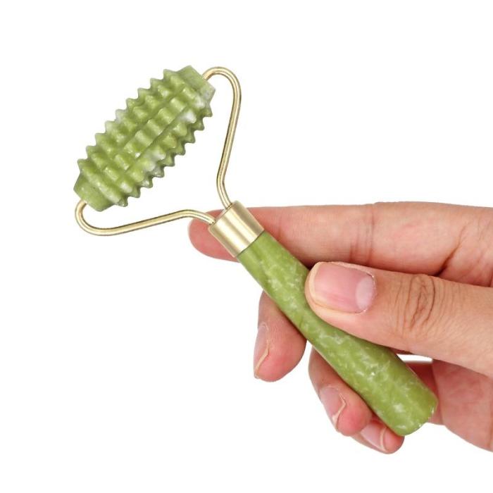 1PC Facial Massage Roller Single Heads Face Lift Hands Jade Stone  Relaxing Slimming Health Body Skin Care Tools