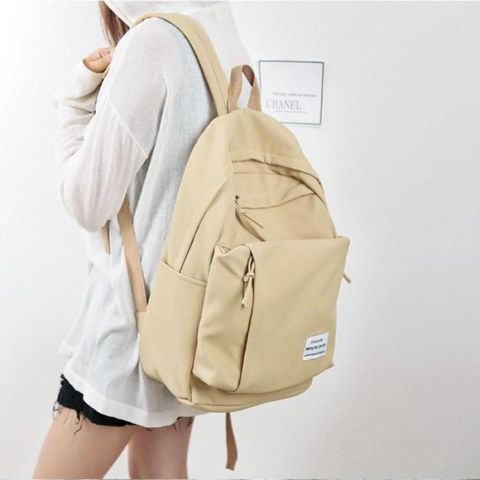 New Harajuku Backpack For School Teenagers Girls Cute Letter Waterproof Designer Travel Laptop Backpack Women Notebook Back Pack