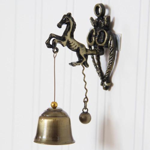 Vintage Horse Elephant Owl Shaped Bell Doorbell Halloween Hanging Door Decor Doorbell