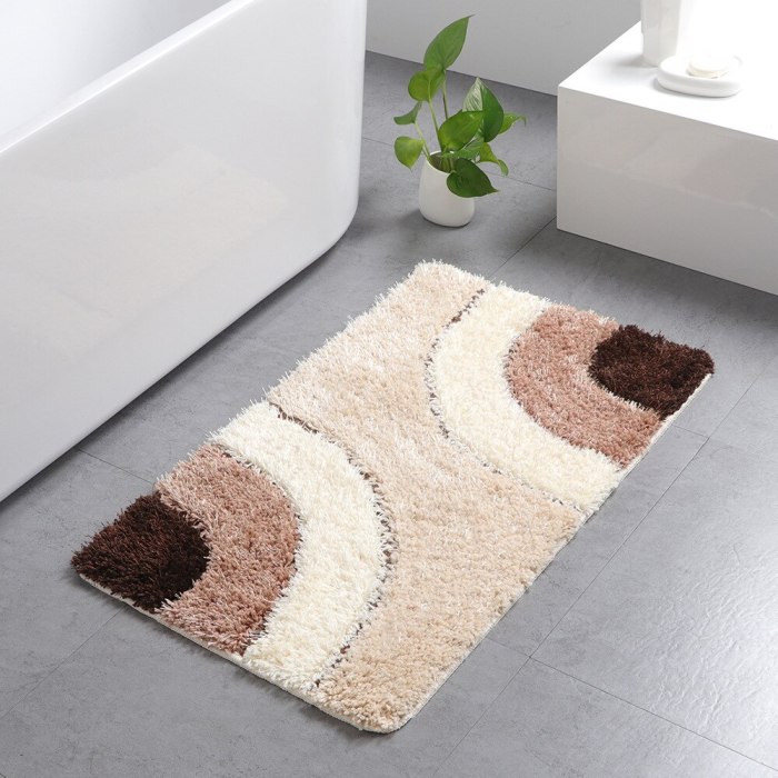 Cute Pattern Absorbent Bathroom Carpet Bath Mat