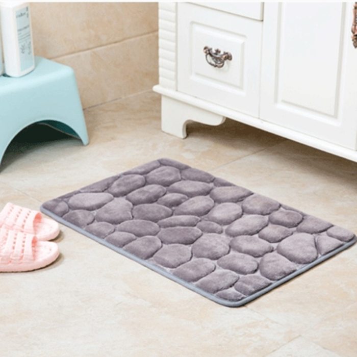 40*60cm Bath Mat Bathroom Memory Foam Mat Carpet