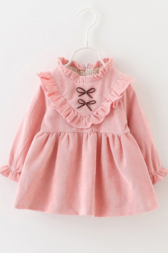 Baby Girl Corduroy Plus Cashmere Princess Dress