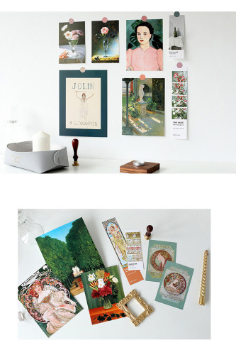 Print Kits 7sheets Photo Props Wall Decoration Postcard