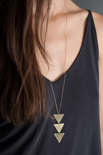 Women Gold Chain Choker Long Necklace Jewelry