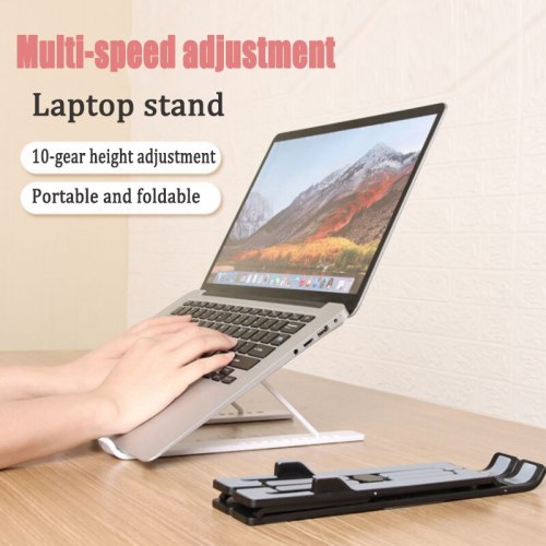 Foldable Height Adjustable ABS Laptop Stand