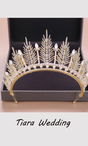 Wedding Crown Bridal Headpiece Rhinestone Crystal Diadem Princess Tiaras