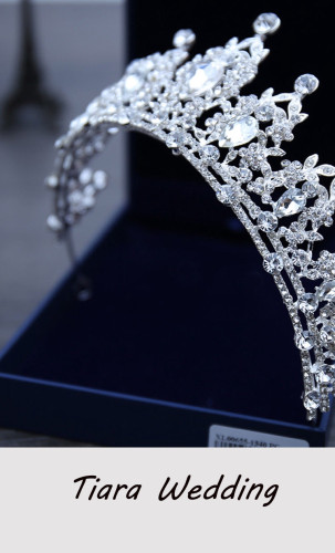 Crystal Tiaras Crowns Hair Accessories Diadem Hair Jewelry