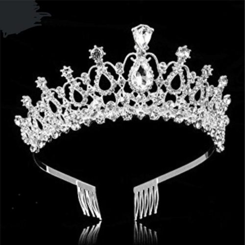 Princess Tiara Crown Crystal Rhinestone Wedding Accessories