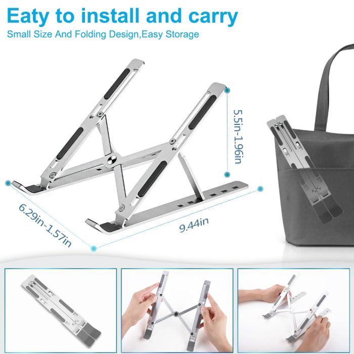 Portable Laptop Stand Auminium Foldable Notebook Support