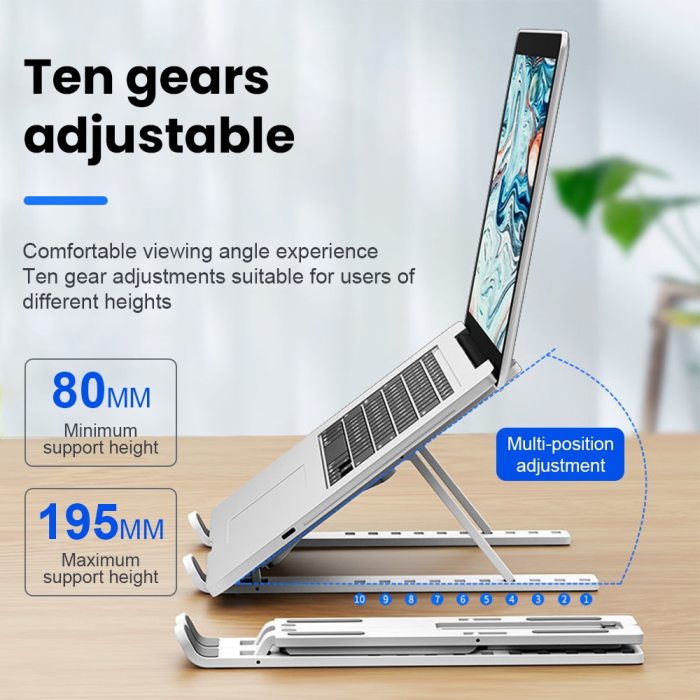 Portable Laptop Stand Support Base Notebook Stand Cooling Bracket Riser