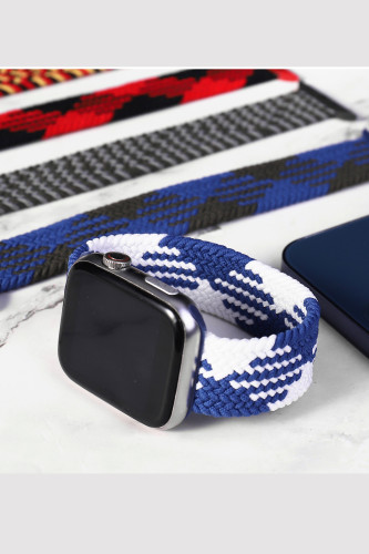 Braided Solo Loop For Apple Watch Band Fabric Nylon Elastic Belt Bracelet