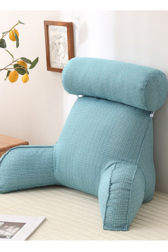 Backrest Reading Pillow with Arms Back Cushions Pain Relief Pillows