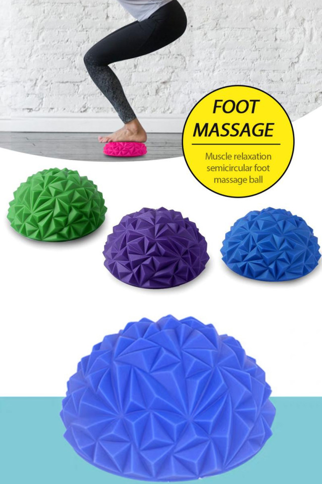 Yoga Ball Anti-Slip Foot Massage Ball Half Ball Massage Mat
