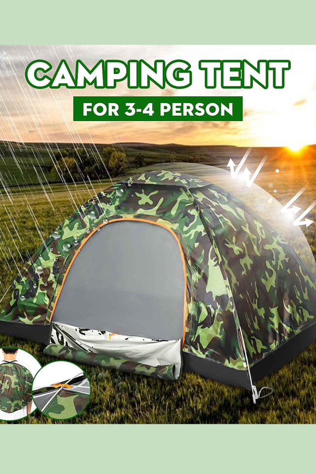 Automatic Camping Tent 200*140*110cm Sunshade Canopy Camouflage Tent