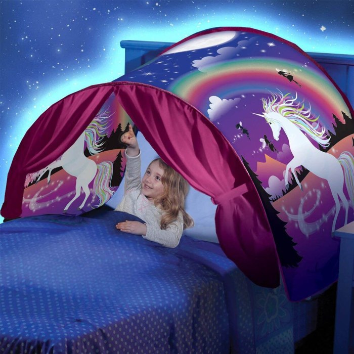 Kids Dream Bed Tents Sleeping Foldable Tent Playhouse