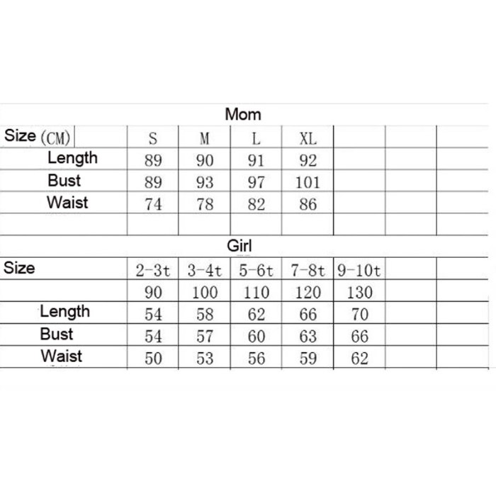 Summer Family Macthing Outfits Mother Daughter Dresses Mommy and Me Clothes Short Sleeve V-neck Mom Baby Women Girls Dress