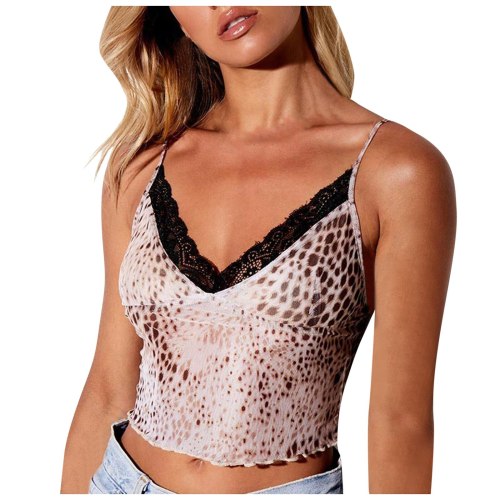 Summer Casual Blouse Fashion Lace Cami